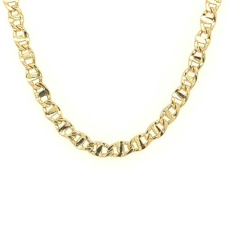 50040 18K YELLOW GOLD HOLLOW GUCCI 20'' CHAIN