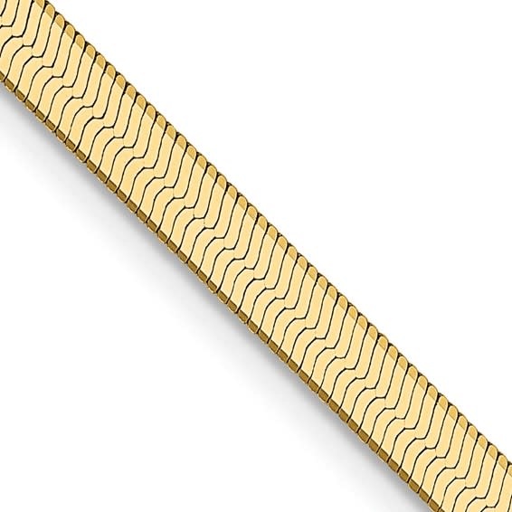 50079 14K YELLOW GOLD 20" 3MM HERRING BONE CHAIN