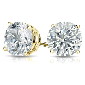 32244 14K YELLOW GOLD .08TCW DIAMOND STUDS