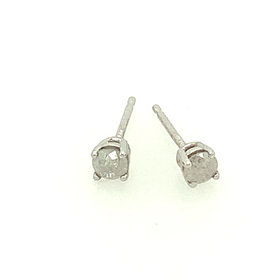 31301 14K WHITE GOLD .22TCW DIAMOND STUDS