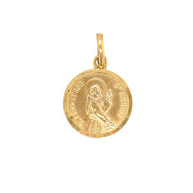 77088 14K YELLOW GOLD SAINT FRANCIS OF ASSISI MEDAL