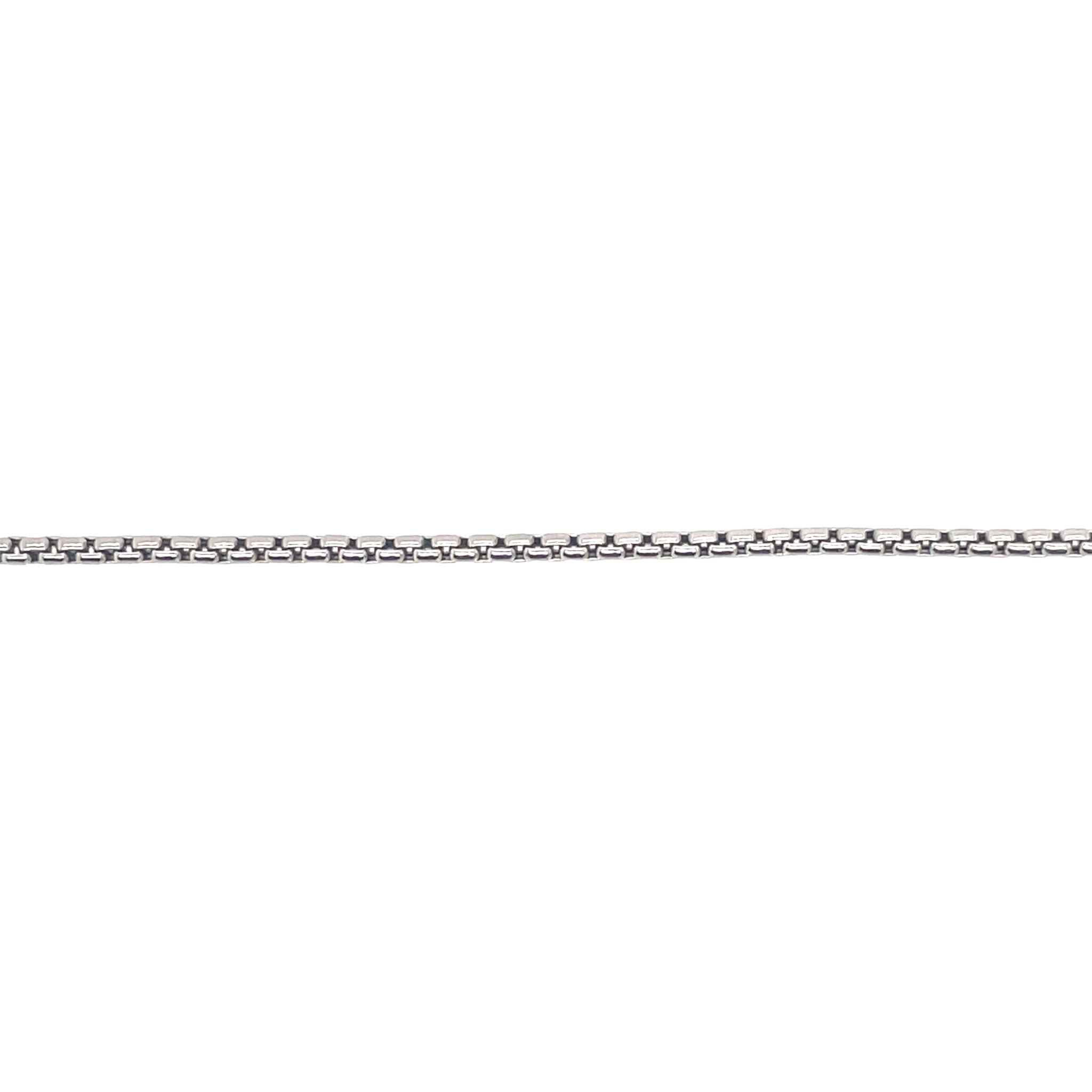 50748 14K WHITE GOLD 16" DAVID YURMAN LINK CHAIN