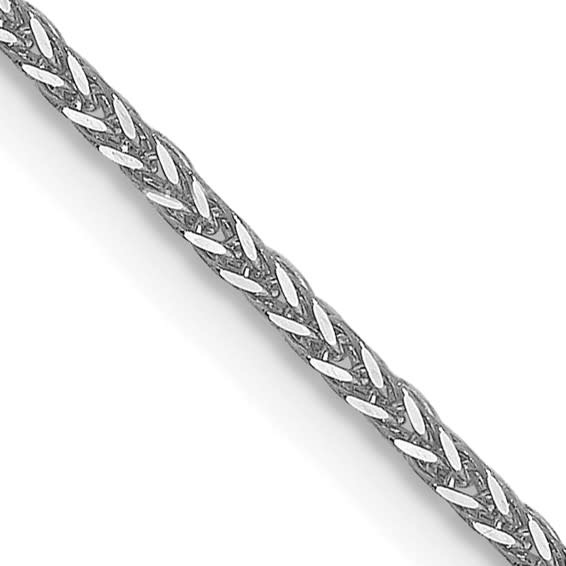 50158 14K WHITE GOLD 16" WHEAT LINK CHAIN