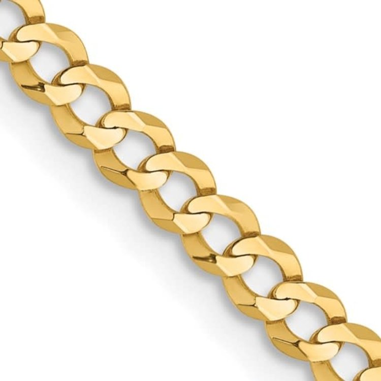 50847 14K YELLOW GOLD 24" 8.5MM CUBAN LINK CHAIN