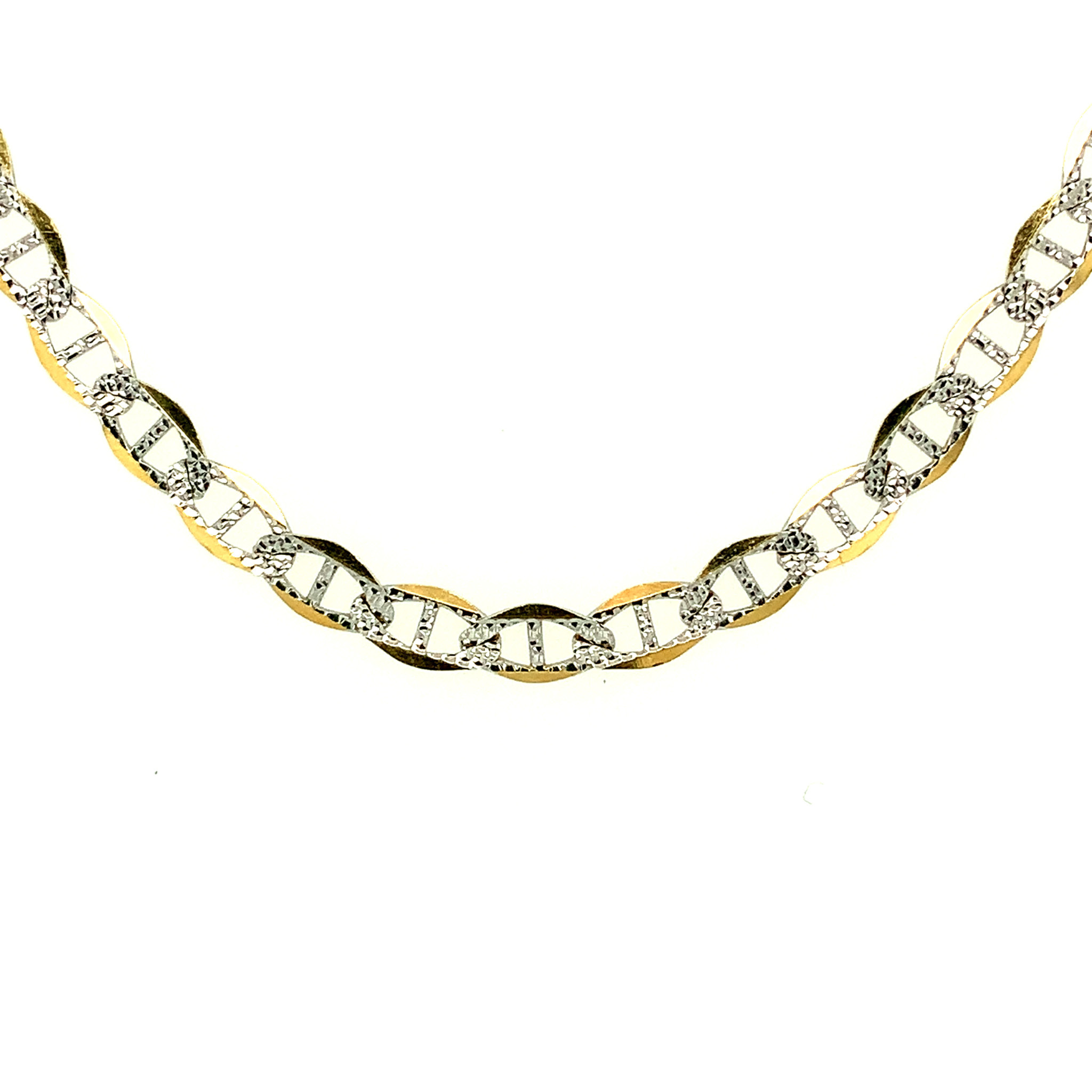 14k Colored Gucci Link Chain Iced Out Gucci Link Chain