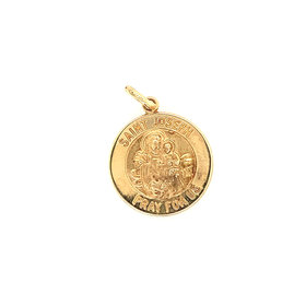 70823 14K YELLOW GOLD SAINT JOSEPH MEDAL