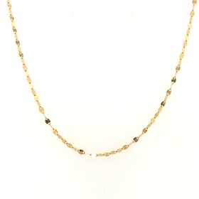 50046 18K YELLOW GOLD FLIP CHAIN 16''