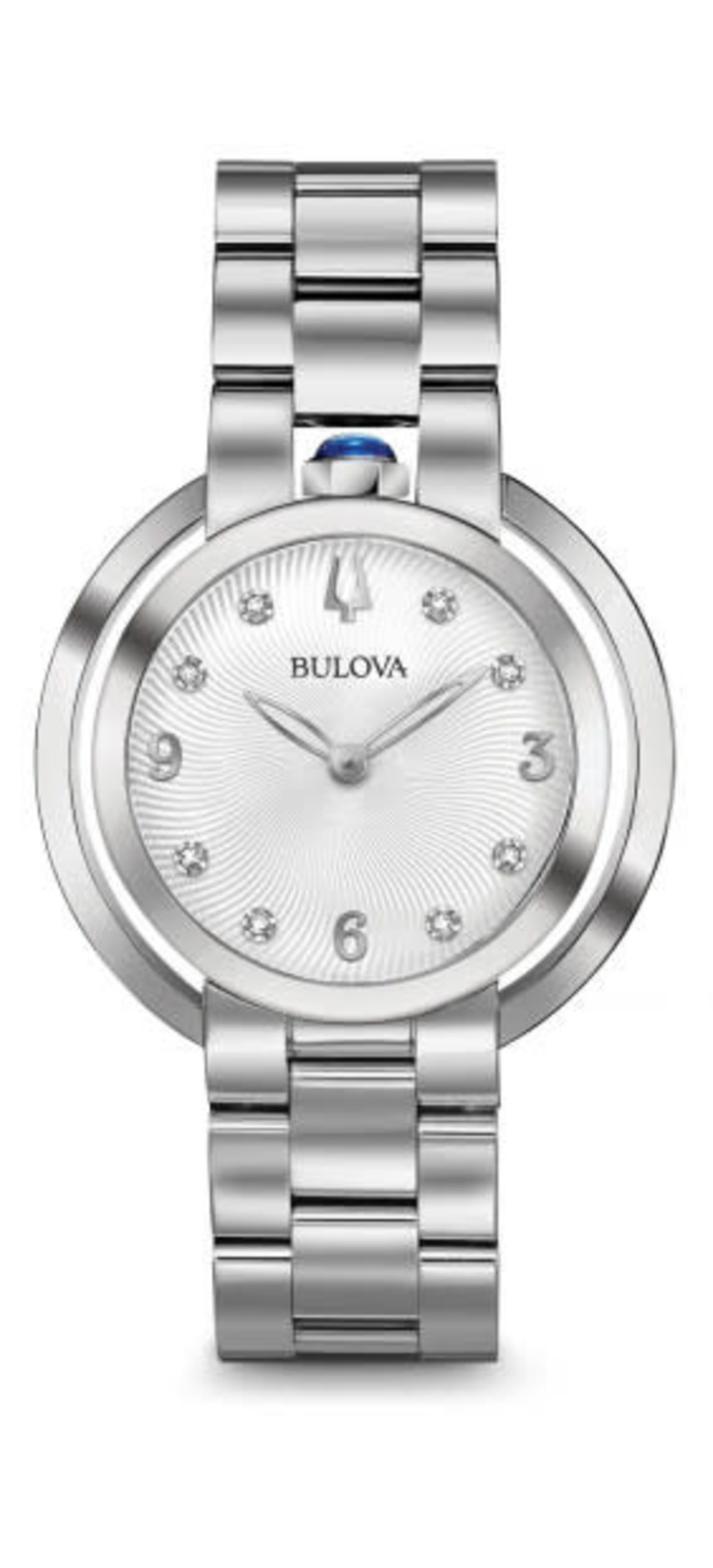 Bulova BULOVA RUBAIYAT DIAMOND SILVER DIAL WATCH