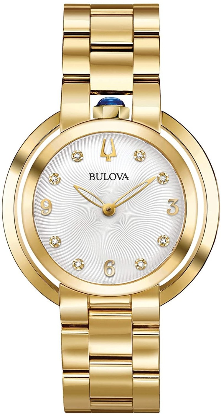 Bulova BULOVA RUBAIYAT DIAMOND  GOLD TONE WATCH