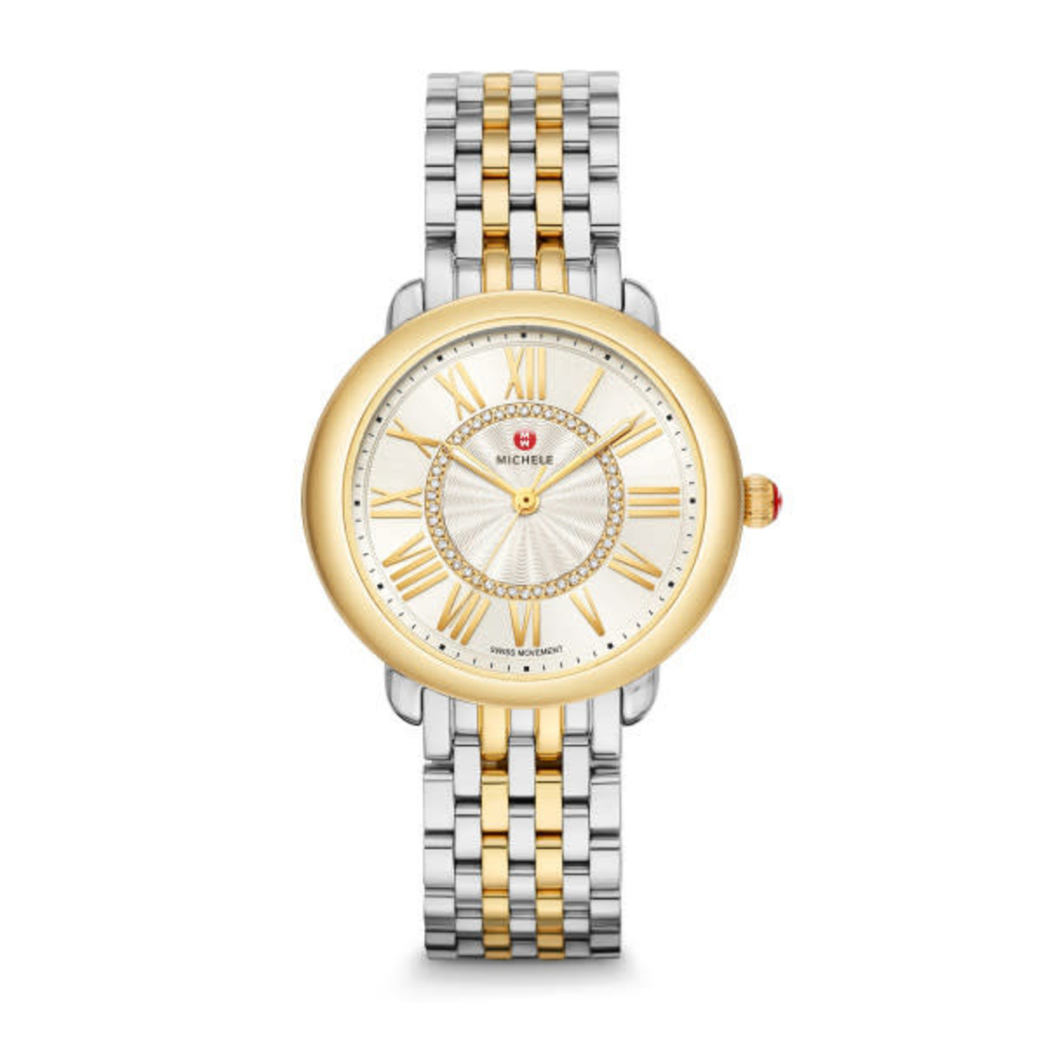 Michele watch top 2 tone