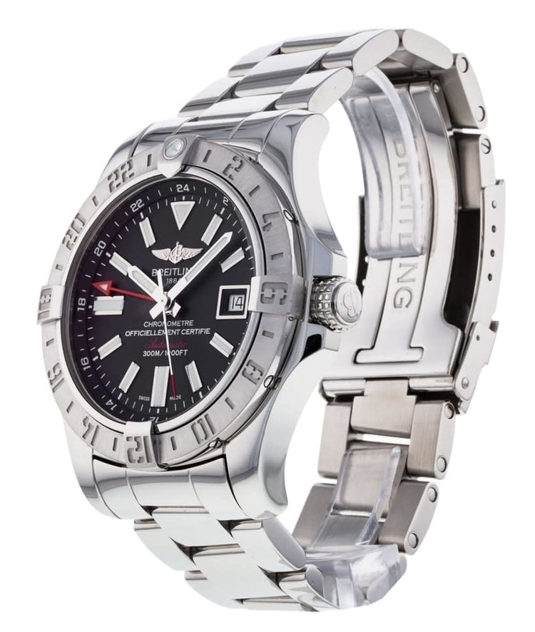 BREITLING BREITLING AVENGER II GMT BLACK DIAL CASE 43MM  #6143271 MENS WATCH