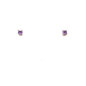 31751 14K YELLOW GOLD OR WHITE GOLD MULTICOLOR GEMSTONE 2.5MM ROUND STUDS