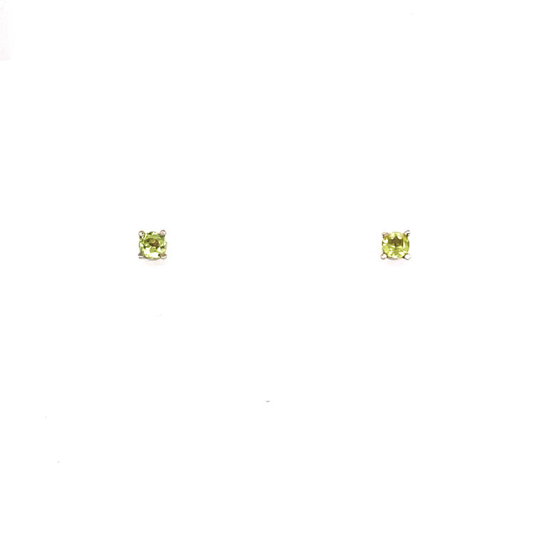 31751 14K YELLOW GOLD OR WHITE GOLD MULTICOLOR GEMSTONE 2.5MM ROUND STUDS