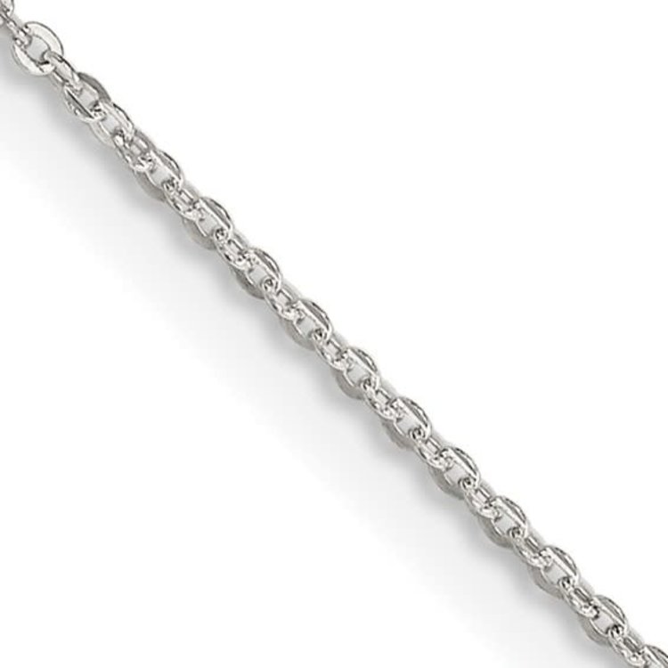 50106 14K WHITE GOLD 18''  CABLE LINK CHAIN