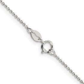 80023 STERLING SILVER 18'' CABLE LINK CHAIN