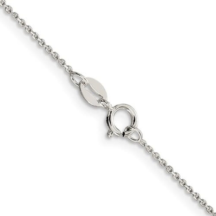 80023 STERLING SILVER 18'' CABLE LINK CHAIN