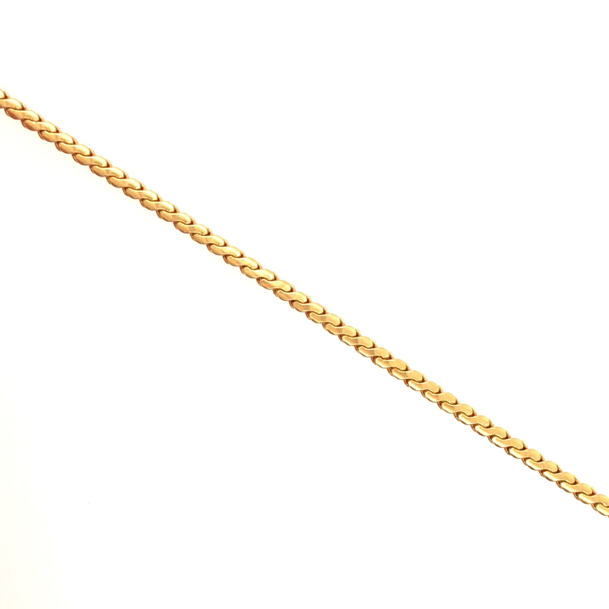 50126 18K YELLOW GOLD 21" S LINK CHAIN 3MM