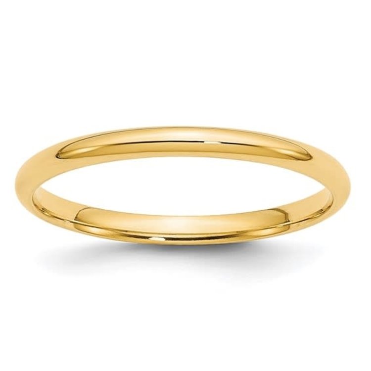 475075 18K YELLOW GOLD 3MM HIGH POLISH WEDDING BAND