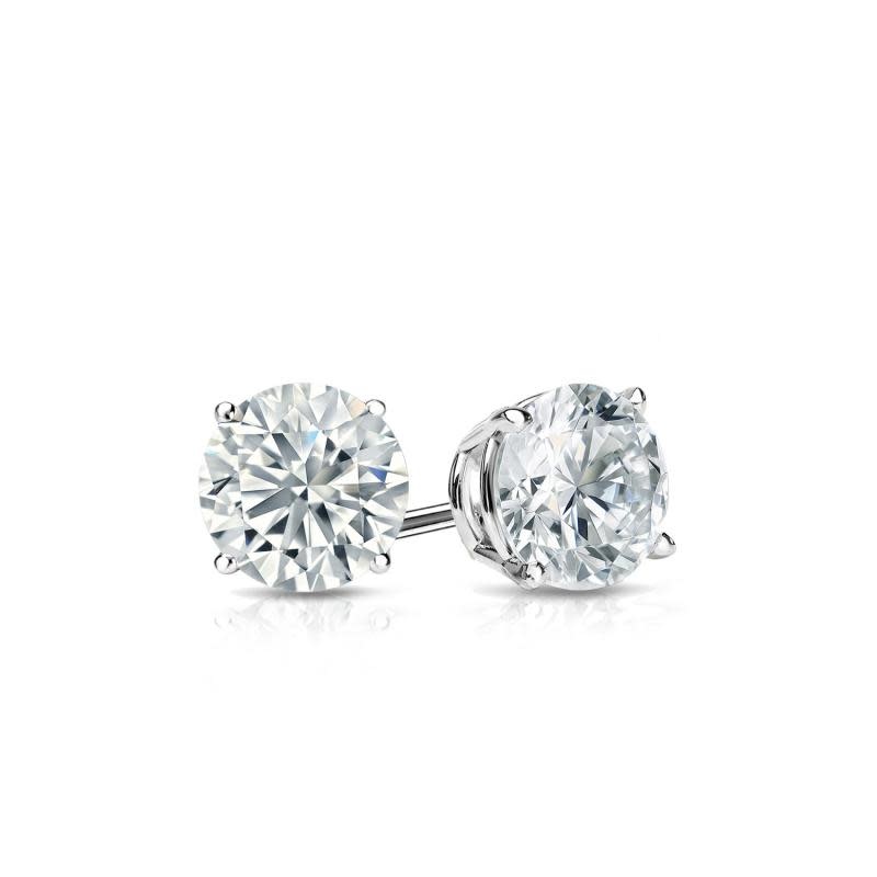32392 14K WHITE GOLD .38TCW DIAMOND STUDS