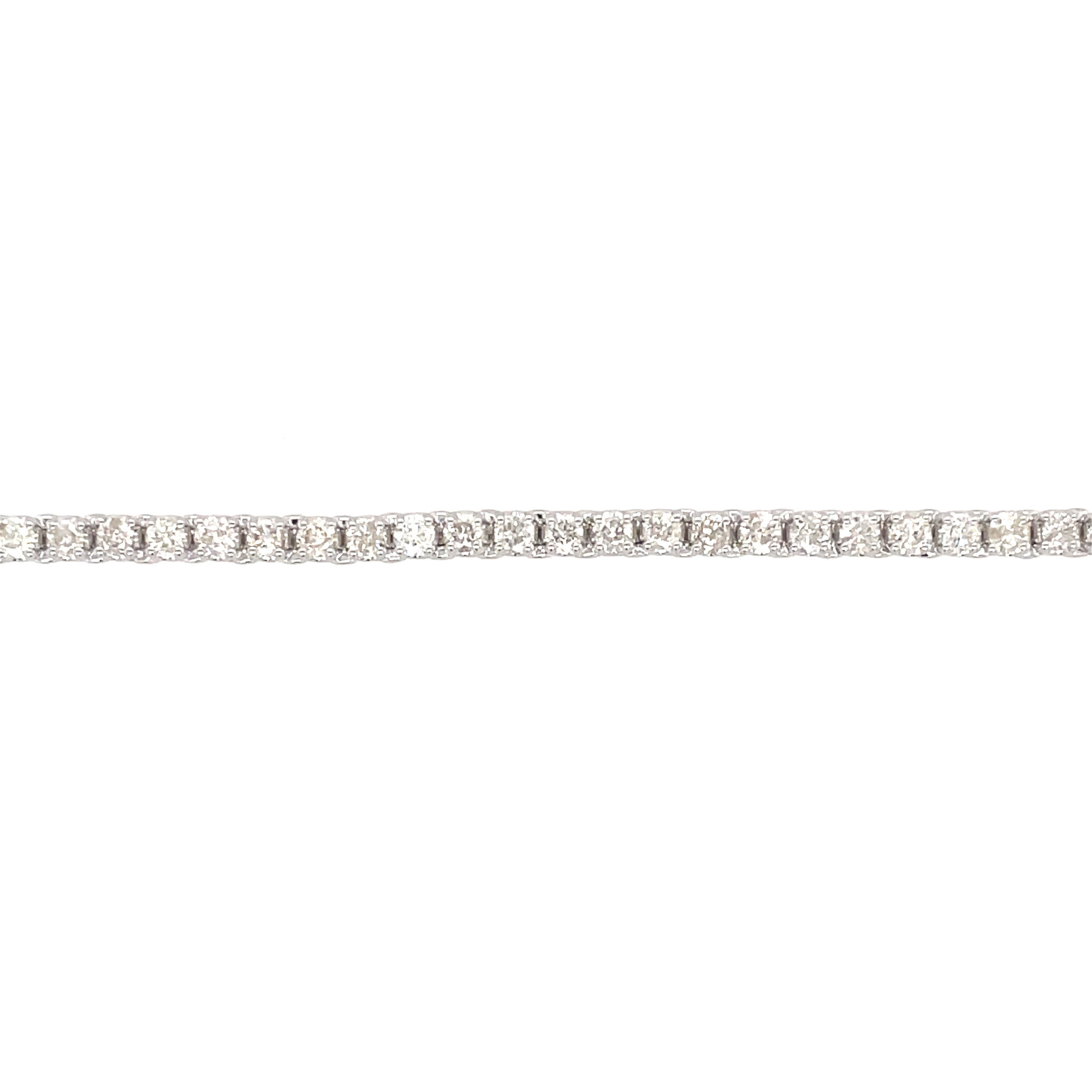 20078 10K WHITE GOLD 3CT DIAMOND TENNIS BRACELET