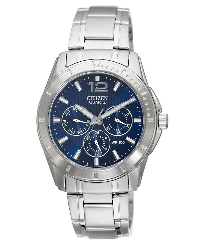 Citizen 013205094170 CITIZEN QUARTZ BLUE DIAL MENS WATCH