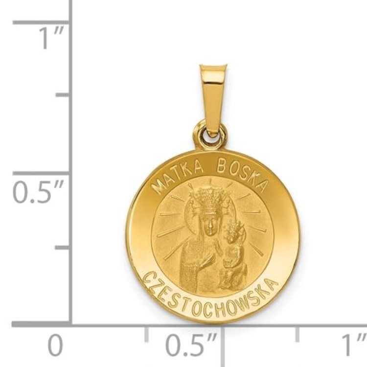77109 14K YELLOW GOLD MATKA BOSKA REVERSIBLE CHARM 15MM