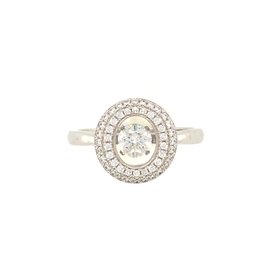 75408 14K WHITE GOLD 18MM  SAINT CHRISTOPHER MEDAL
