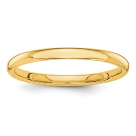 40656 14K YELLOW GOLD HIGH POLISH 2MM SIZE 12