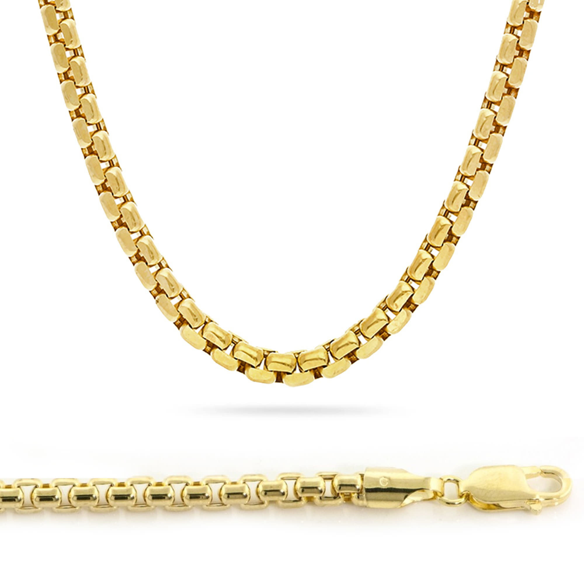 50148 14K YELLOW GOLD 16” 2.5MM DAVID YURMAN LINK CHAIN