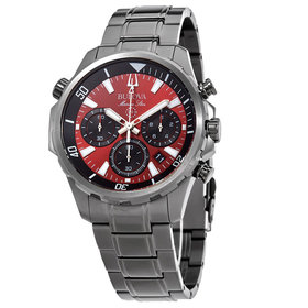 Bulova BULOVA MARINE STAR RED AND BLACK DIAL MENS WATCH