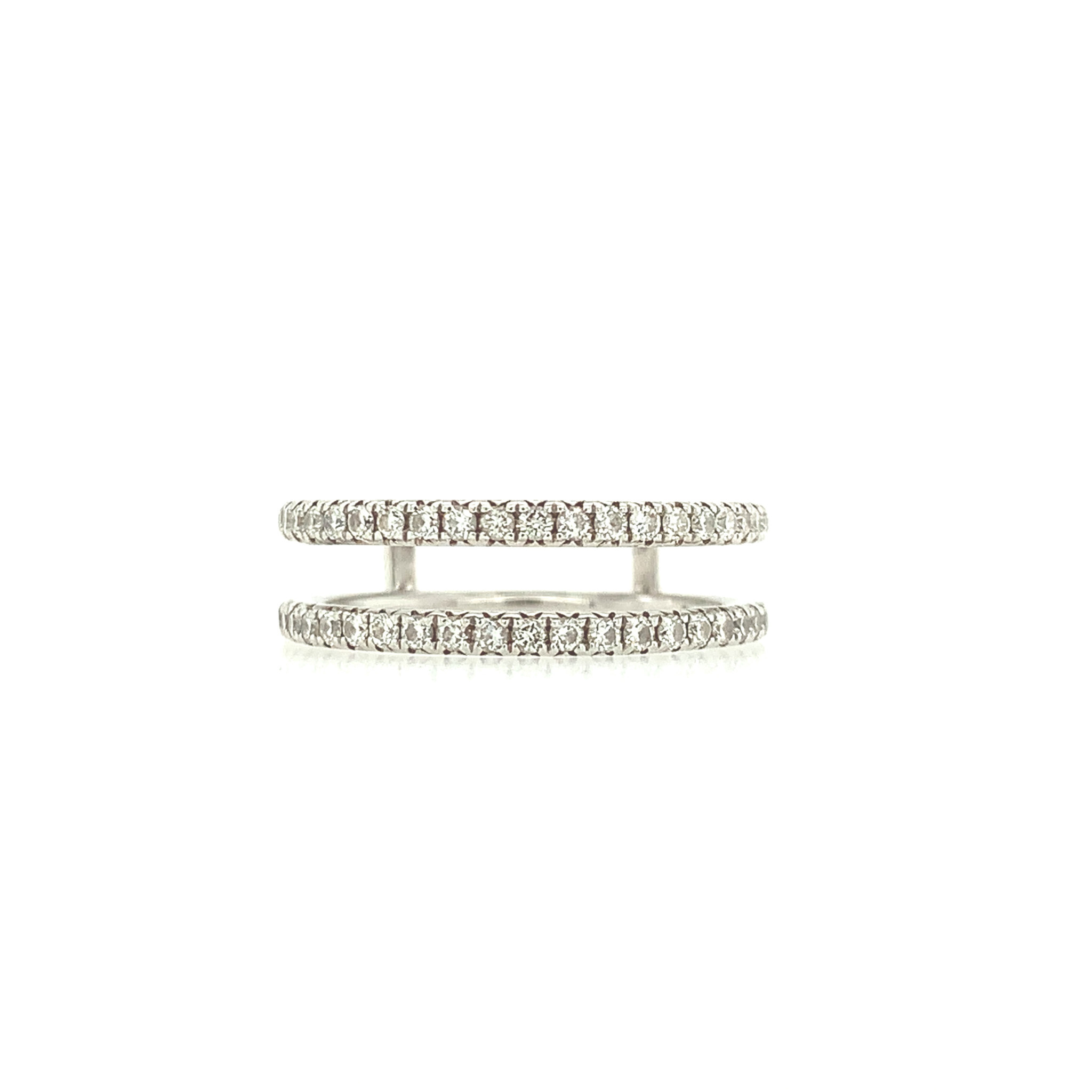475131 WHITE GOLD .25CT DIAMOND COMMON PRONG INSERT RING