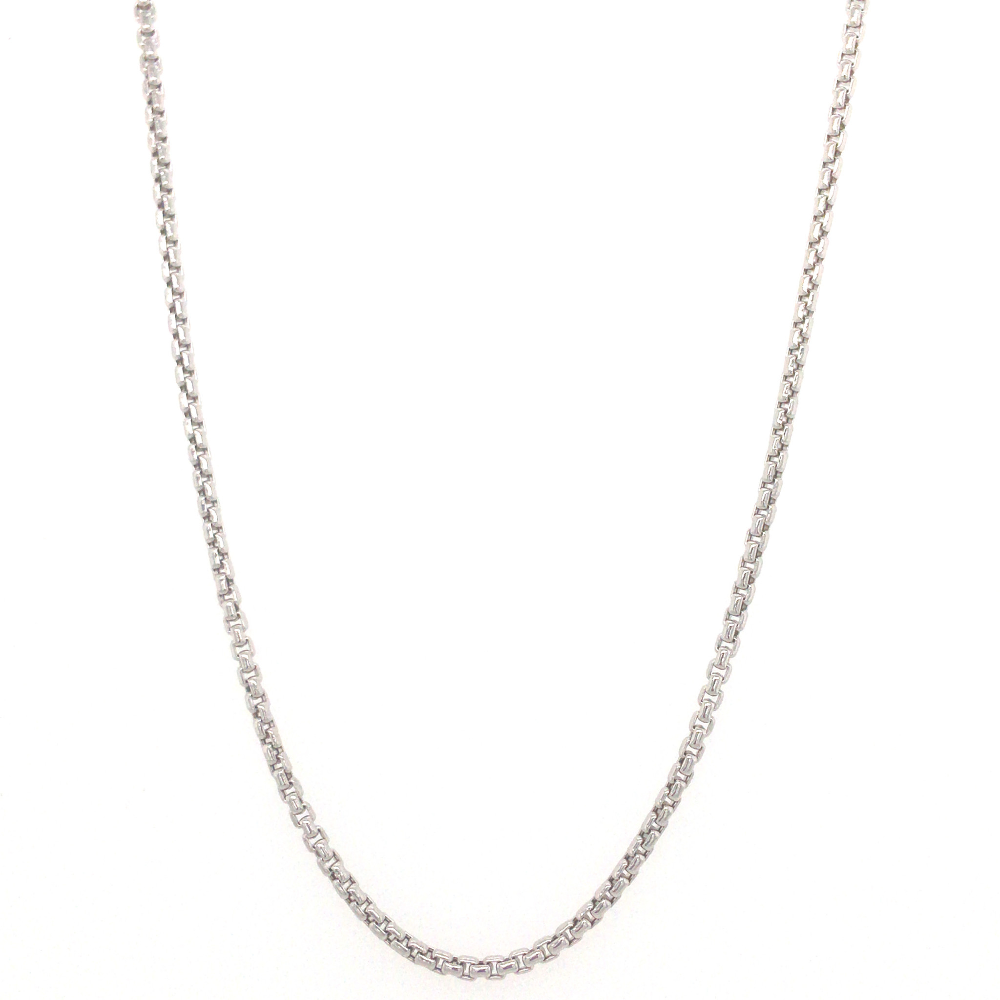 50167 14K WHITE GOLD 1.7MM 20" DAVID YURMAN LINK CHAIN