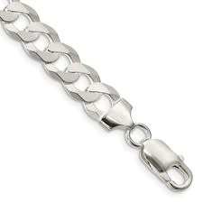 80045 STERLING SILVER 22" 8.4MM CUBAN CHAIN 80045 STERLING SILVER 22" 8.4MM CUBAN CHAIN