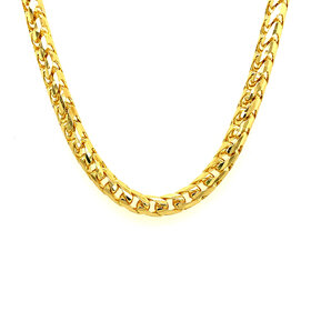 50181 14K YELLOW GOLD 3.8MM 24" FRANCO CHAIN