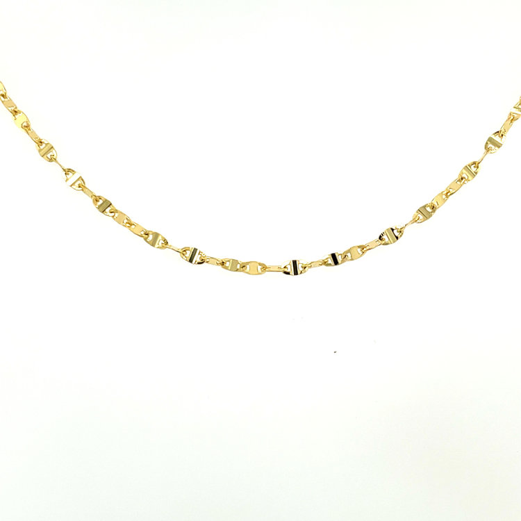 50205 14K YELLOW GOLD 16" FLIP CHAIN