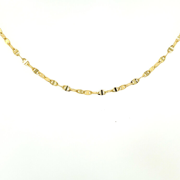 50218 14K YELLOW GOLD 20" FLIP CHAIN