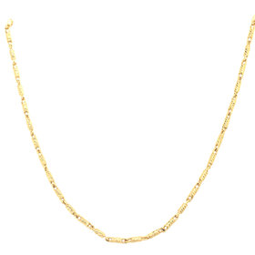 50009 14K YELLOW GOLD 20" 1.15MM RASO LINK CHAIN