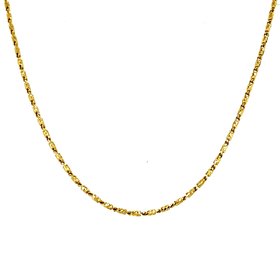 50683 14K YELLOW GOLD 20" RASO LINK CHAIN