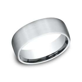 475168 BENCHMARK COBALT 7.5MM SATIN FINISH MENS BAND SIZE 10