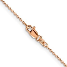 50238 14K ROSE GOLD 18'' CABLE LINK CHAIN