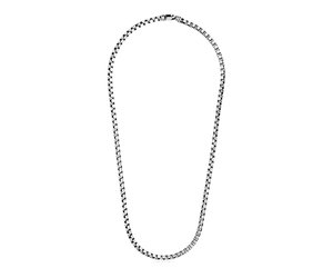 STAINLESS STEEL GOLD CHAIN 45 MM NECKLACE .