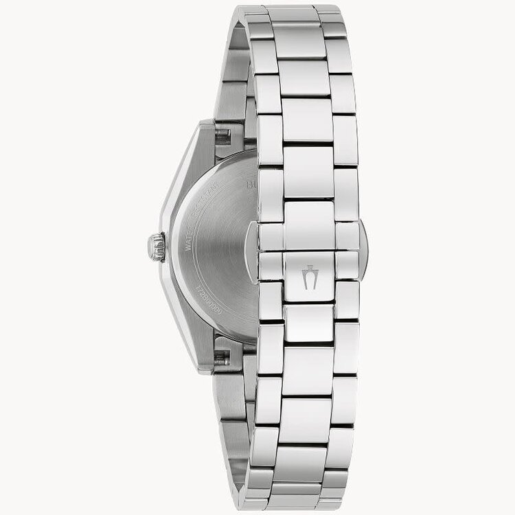 BULOVA SURVEYOR LADIES WITH DIAMOND MARKER BLUE DIAL