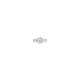 78086 14K GOLD .06TCW DIAMOND BEZEL ENHANCER CHARM FOR FOREVER BRACELETS