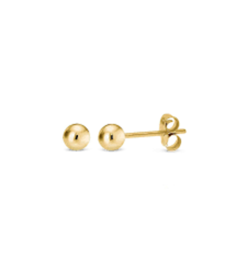 30793 14K YELLOW GOLD 2MM ROUND BALL STUDS