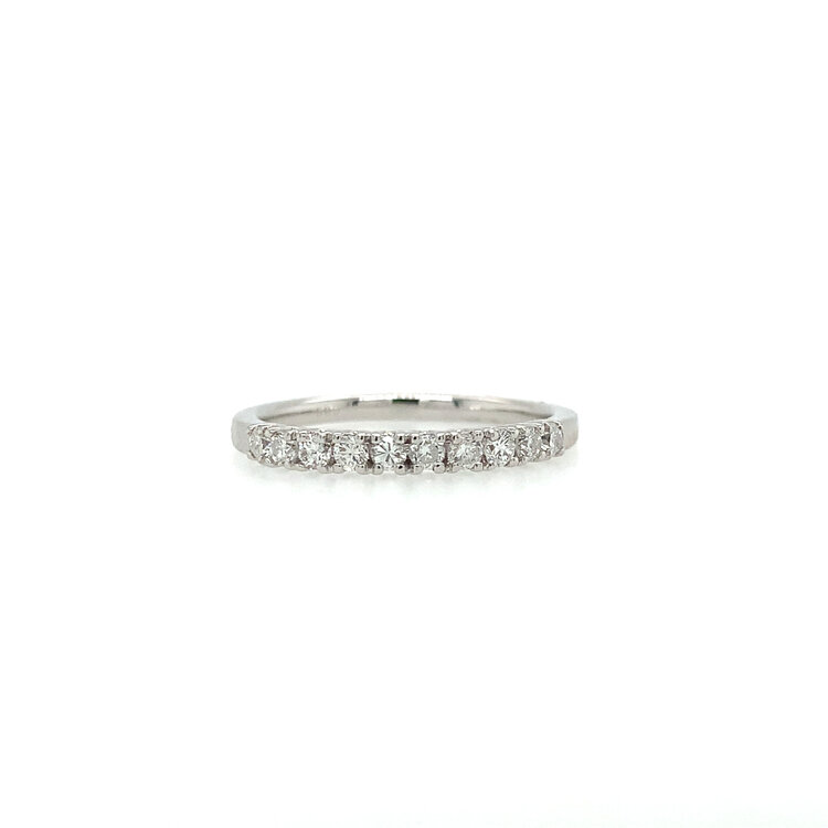475269 14K WHITE GOLD .34TCW DIAMOND COMMON PRONG BAND