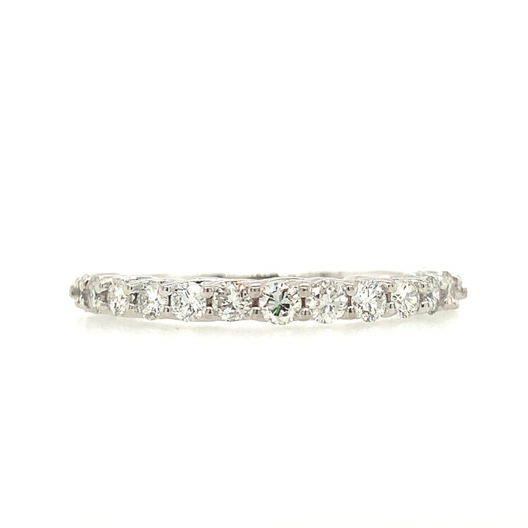 45050 14K WHITE GOLD .65TCW DIAMOND COMMON PRONG BAND
