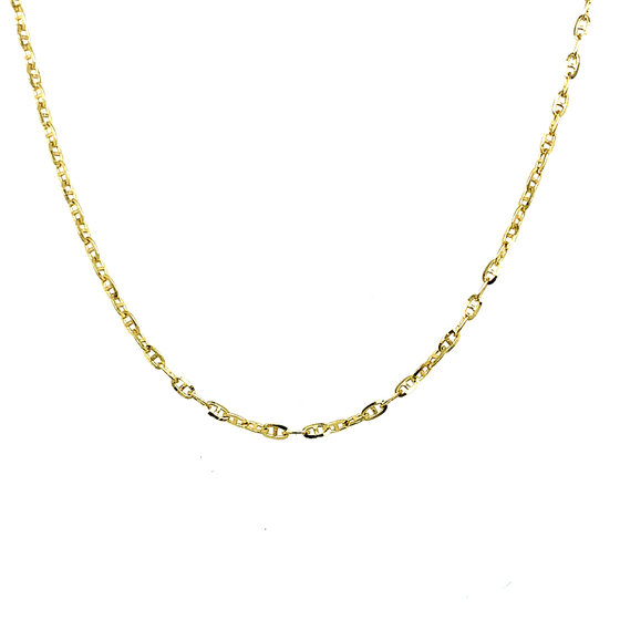 50282 14k yellow gold 16 baby gucci link chain