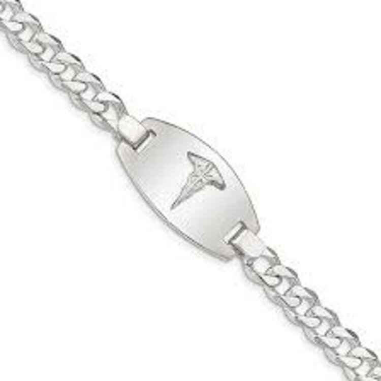 70507 SS WITH 10K BUTTERFLY .10CTW DIAMOND TWO CIRCLE PENDANT SET