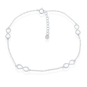 R-9149 Sterling Silver Infinity Anklet