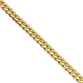 50293 14K YELLOW GOLD 22'' MIAMI CUBAN LINK CHAIN 5MM